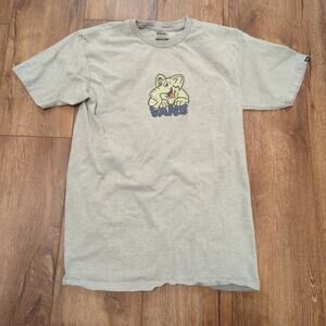 Vans Elephant Men's Small Shirt Skater Animal Nature Cartoon Graphic Surf